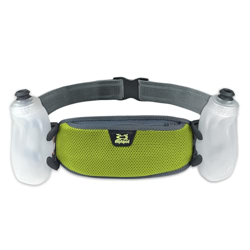 Amphipod RunLite Xtech 10K Hydration Belt for Ultra Runners - 21 oz - color: Amp Green