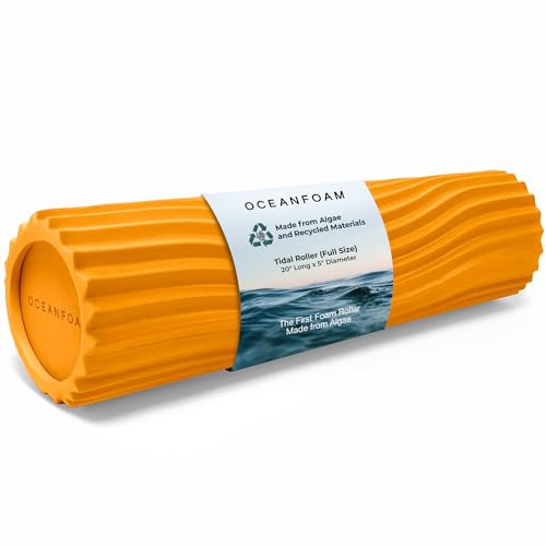Oceanfoam Tidal Roller - Muscle Massage Foam Roller for Exercise (Gold) - color: Gold