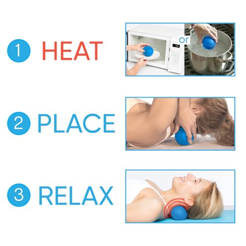 Dr. Cohen's acuball Heatable Massage Ball, Large, Trigger Point Therapy - color: Acuball Large - Blue