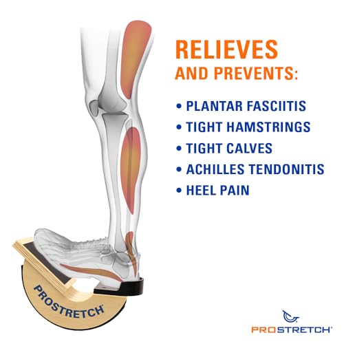 ProStretch Wooden, Calf Stretcher for Plantar Fasciitis & Tight Calves