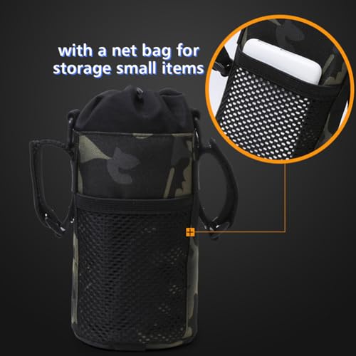 TEGOOL Water Bottle Sleeve Bag Holder Tactical Pouch - color: Black