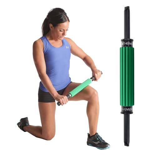 THERABAND Roller Massager+, Muscle, Fascia, Body Massage Tool, Back, 19" - style: Portable