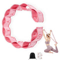 Fabric Exercise Straps, Number Stretch Resistance Bands with 10/12 Loops - color: Pink, size: 10Loops