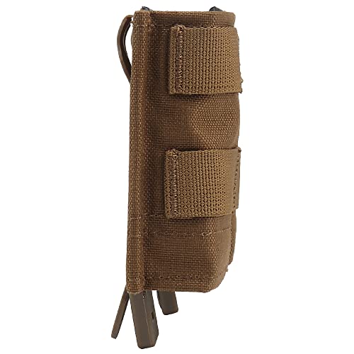 Triple Molle Mag Pouch 5.56 Tactical Open Top Magazine Holder Carrier with Quick Release Magazine Pouch Insert - color: CB