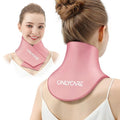 ONLYCARE Neck Ice Pack Wrap Gel - Upgraded Shoulder Ice Packs for Injuries Reusable, Hot and Cold Compress Ice Packs for Neck, Relief of Pain, Swelling, Sprains, Office Pressure - color: Pink