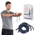 THERABAND Resistance Tubes, Band, Exercise, Set - color: Blue/Black - Advanced Set