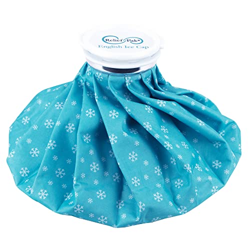 Relief Pak English-Style Ice Bag/Pack Cold Therapy to Reduce Swelling, Decrease Pain and Offer Cold Compression Relief from Bruises, Migraines, Aches, Swellings, Headaches and Fever, 11" Diameter - size: 1 Count (Pack of 1)
