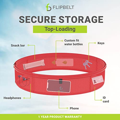 FlipBelt Air - Neon Yellow - L - color: Neon Punch, size: X-Small