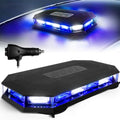 ASPL 16.5 Inch Roof Top Beacon Warning Strobe Light for Trucks Blue White - color: Blue/White