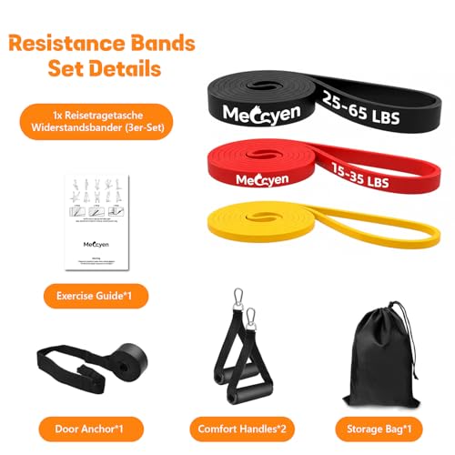 Exercise Bands Resistance Bands Set with Handles for Home Workouts