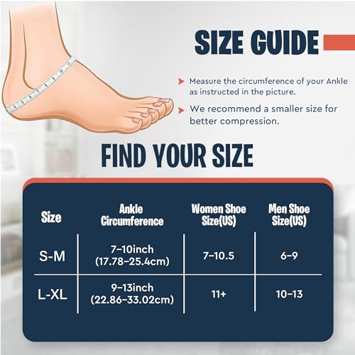 Ankle Ice Pack Wrap, Reusable Gel Cold Compression for Plantar Fasciitis - style: L-XL