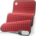 VALGELUIK Heating Pad for Back Pain Relief, 12"x24" Electric Heat Pad Gifts - color: Dusty Rose Red, size: 12 Inch x 24 Inch