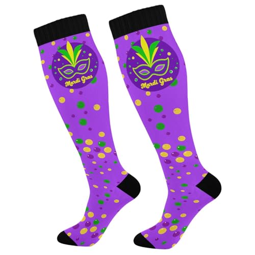 Wusikd Cute Penguin Compression Socks for Women and Men Circulation Long Socks for Athletic Running 1 - color: Multi 22