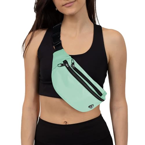 Fanny Packs for Men and Women Water-Repellent Sports Waist Pack Bag - color: 1pack-Khaki