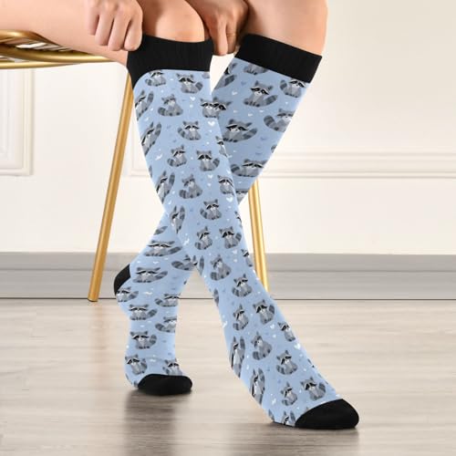 Wusikd Cute Penguin Compression Socks for Women and Men Circulation Long Socks for Athletic Running 1 - color: Multi 3