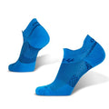 OS1st FS4 Plantar Fasciitis No Show Compression Socks - color: Blue, size: Large