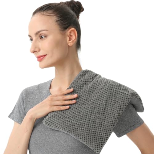 Microwave Heating Pad 8 x17 Unscented Moist Hot Pack Washable Cover