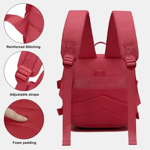 9L/20L Mini Backpack for Men and Women, Small Backpack for Gym Hiking Travel Sports Running - color: 9l-red