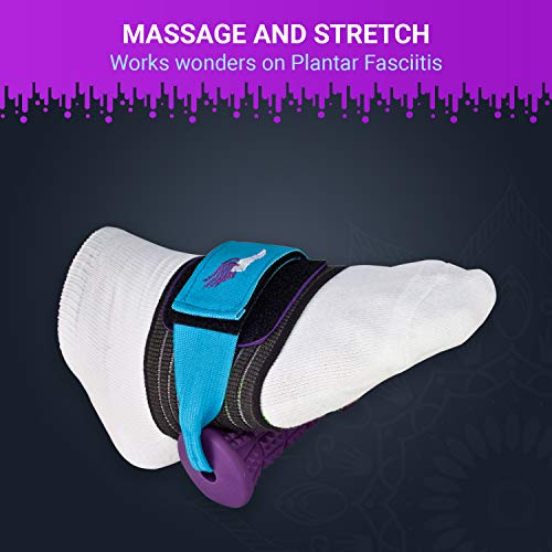 Plantar Fasciitis Foot Roller by Dr. Archy – Multi-Function Massager Tool Relieves Plantar Fasciitis, Heel Spur, Aching Arch, Tired Feet and Heel Pain - Reflexology Trigger Point Tension Release