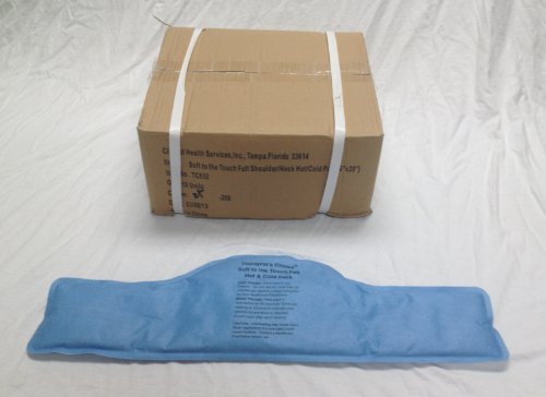 Therapist’s Choice® Soft to The Touch Felt Hot & Cold Pack (Cervical/Shoulder 6"x20" Case of 10pcs) - size: Cervical/Shoulder 6"x20" Case of 10pcs