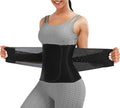 ChongErfei Waist Trainer Belt for Women & Man - Waist Trimmer Ab Belt - color: Black, size: X-Large