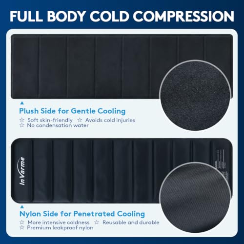 Extra-Large Ice Pack for Back: Gel Ice Pack 2H Long-Lasting Cooling