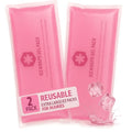ICEWRAPS 6"x12" Flexible Extra-Large Gel Reusable Ice Packs, 2 Pack - Pink - size: 6"x12", style: Pink - 2Pack