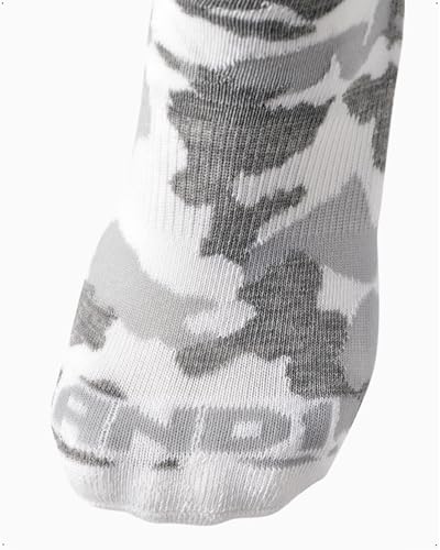 AND1 Mens Athletic Crew Socks 24 Pack Cushioned Comfort Socks - color: White Camo