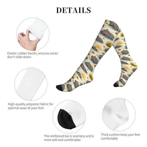 Compression Socks Circulation 15-20 Mmhg Knee High - color: Hippo