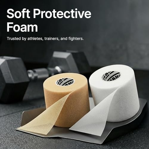 Hampton Adams Pre Wrap Athletic Tape, Non Slip Grip, No Fray Underwrap - color: Kelly Green