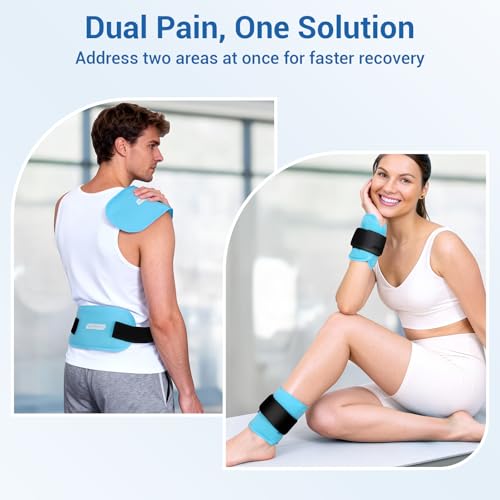 Comfytemp Hip Ice Pack Wrap and Small Gel Ice Packs for Injuries Reusable 2 Packs