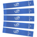 Fit Simplify Resistance Loop Exercise Fitness Bands with Instruction Guide and Carry Bag, Set of 5 - color: Blue