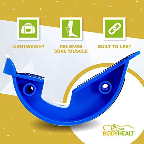 BodyHealt Foot Rocker, Calf Stretcher - Achilles Tendon Stretcher for Foot Exercise. Foot Rocker for Plantar Fasciitis, Achilles Tendonitis & Tight Calf Pain. Foot Stretcher & Calf Roller for Muscles