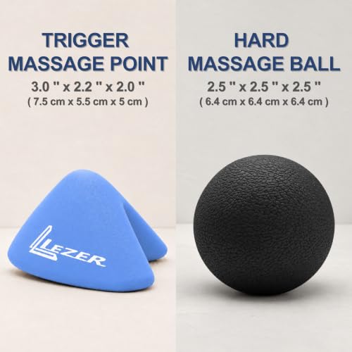 Trigger Massage Point, 3-Angle Deep Tissue Massager, Blue & Firm Ball set - style: 08 - Trigger Blue + Hard Ball