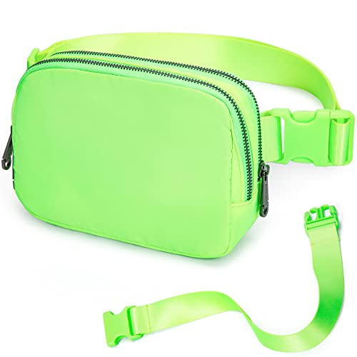 AROME Mini Belt Bag for Women Men Fashion Waist Packs Fanny Pack - color: Neno Green