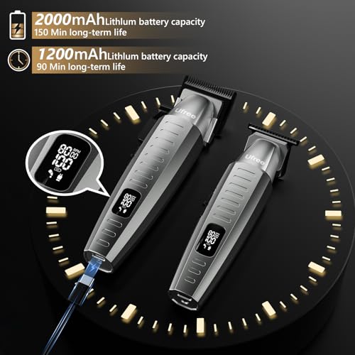 Ufree Cordless Hair Clippers for Men, Professional Barber Clippers Set - size: 22 Piece Set