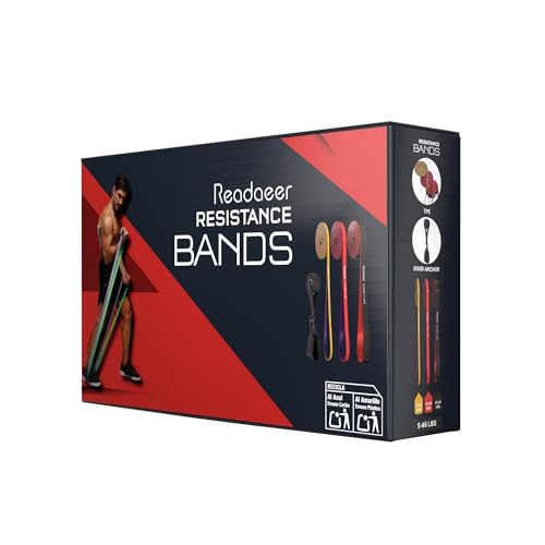 Pull Up Assistance Bands 5 Resistance Bands for Full-BodyTraining(5-125LBS) - size: Light: 5-65LBS