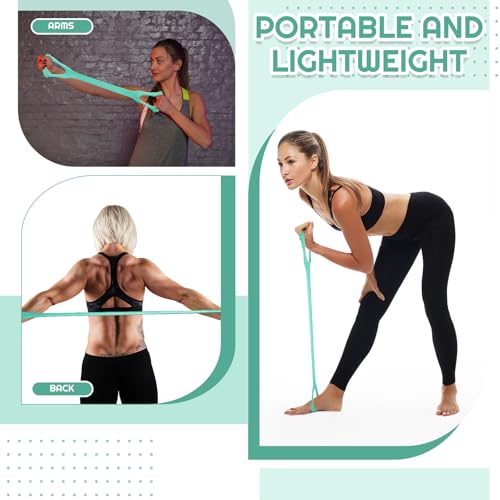 Women Fitness Exercise Equipment Trainer Set Pedal Resistance Band - color: Green