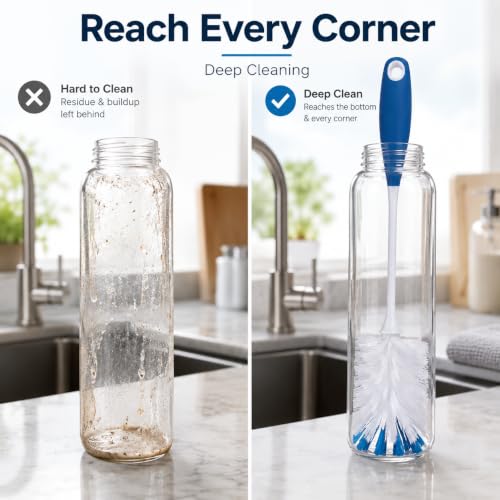 2 Pack Bottle Brushes - color: Blue