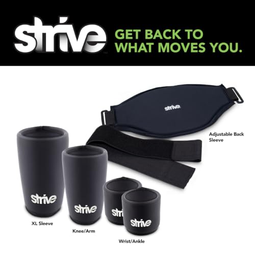 Strive Arm or Elbow Therapeutic Wrap, Hot & Cold Therapy, Gel Compression - size: Medium Elbow/Arm