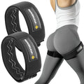 MANUEKLEAR Non-Slip Blood Flow Restriction Bands, BFR Booty Bands for Women - color: Black