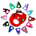 EcoBark Teacup Dog Harness for Tiny Dogs, Red, XXXS, Step in Mesh Vest - color: Red, size: XXXS- 2 to 3 lbs- Chest up to 10 in (Pack of 1)