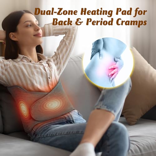 Heating Pad for Back and Period Cramps - color: Blackish Green