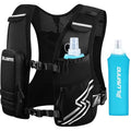 PLUSINNO Running Vest for Men Women, Runners Vest with 500ml Water Bottle - size: Extra-Large (Chest 45"-55")