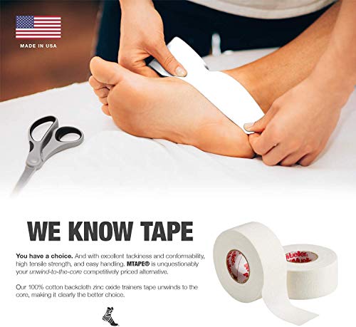 Mueller Sports Medicine MTape Rolls Team Pack, Quality Athletic Tape, Easy to Tear for Fast & Effective Taping, 1.5" x 10 Yards Per Roll, 32 Rolls - color: GREEN
