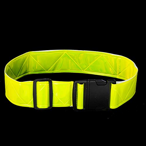 2-4 Pack - Reflective Glow Belt Safety Gear, Pt Belt, for Running Cycling Walking Marathon Military - style: 2 Pack
