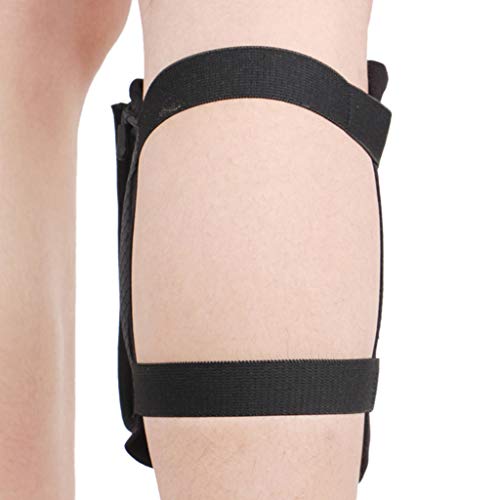Practical Phone Leg Straps, Running Armband Sleeve Phone Holder with Adjustable Strap for Sports Exercise Workout - color: Black