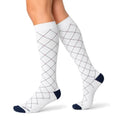 CopperJoint Compression Socks Women & Men, Grey Pinstripe, XLarge, 1 Pair - color: Grey Pinstripe, size: X-Large