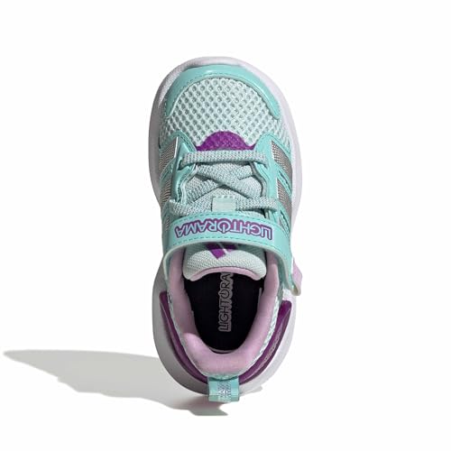 adidas Boys Marvel Lightorama Spider-Man Sneakers Shoes - Red - color: Halo Mint/Silver Metallic/Flash Aqua, size: 6.5 Toddler