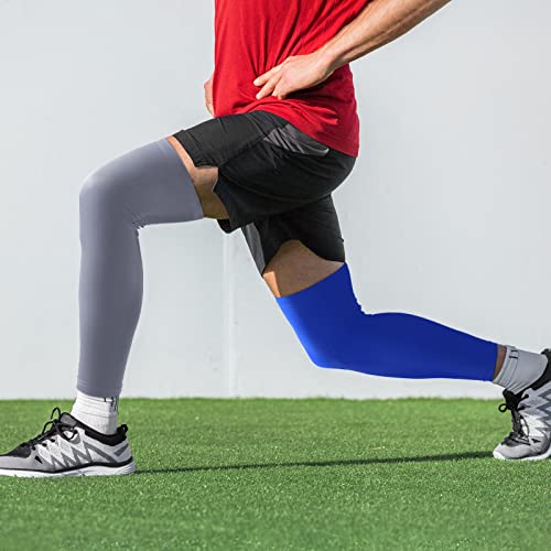 Tatuo Compression Leg Sleeves UV Protection - color: Black, White, Blue, Gray
